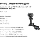 SmallRig L-Shaped Monitor Support