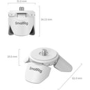 SmallRig Mini Quick Release Tripod for DJI Osmo Pocket 4/3/Xtra Muse (White)