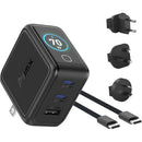 BMX GanSta 70W 3-Port USB Charger with Color LCD