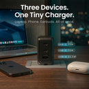 BMX GanSta 70W 3-Port USB Charger with Color LCD