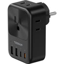 Tessan US to Europe AC/USB Travel Adapter