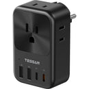 Tessan US to Europe AC/USB Travel Adapter