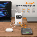 Tessan CS07 65W PD USB-C Charging Station (White)