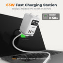 Tessan CS07 65W PD USB-C Charging Station (White)