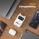 Tessan CS07 65W PD USB-C Charging Station (White)