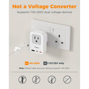 Tessan 4-in-1 US-to-UK Travel Adapter with USB