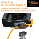 Tether Tools LeverLock Plus and Cable Kit (15', Black)