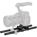 SmallRig Arca-Type Mount Plate with 15mm Dual Rod Clamp