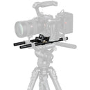 SmallRig Arca-Type Mount Plate with 15mm Dual Rod Clamp