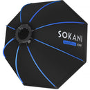 Sokani instaSbox iO90 Quick-Open Octagonal Softbox with Grid (35.4")