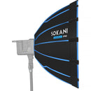 Sokani instaSbox iP60 Quick-Open Parabolic Softbox with Grid (23.6")