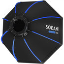 Sokani instaSbox iO60 Quick-Open Octagonal Softbox with Grid (23.6")