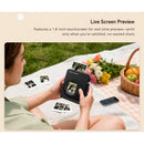 Hanin M6 Pro Instant Camera with Film Kit (Black, 20 Exposures)