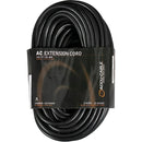 ADJ Accu-Cable 3-Wire Edison AC Extension Cord (12 AWG, Black, 100')