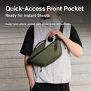 VSGO Black Snipe Casual Shuttle Camera Bag (Moss Green, 4L)
