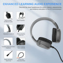 TechProtectus USB-A Noise-Canceling Over-Ear Headset with Boom Microphone