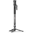 COMAN M1S Monopod with Detachable Clamp & Base Modules