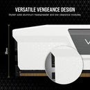 CORSAIR 32GB VENGEANCE DDR5 6000 MT/s UDIMM Memory Kit (2 x 16GB, White)