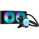 Fractal Design Radius 240mm RGB AIO Liquid CPU Cooler (Black)