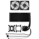 Fractal Design Radius 240mm RGB AIO Liquid CPU Cooler (Black)