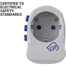 Worldwide International Adapter with USB-A & USB-C Ports