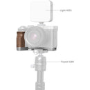 SmallRig L-Shape Mount Plate with Wooden Handle for Sony a7C II & a7CR