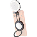 SmallRig M2 Bi-Color LED Light with Magnetic Mount and Support for Phones (Ink Blue)