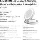 SmallRig M2 Bi-Color LED Light with Magnetic Mount and Support for Phones (White)