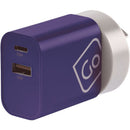 Worldwide 2-Port USB Charger with International Adapters