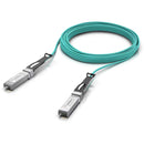 Ubiquiti Unifi 10G SFP+ Long-Range Direct Attach Fiber Optic Cable (Aqua, 98.4')