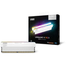 KLEVV 32GB URBANE V RGB 6000 MT/s 288-Pin UDIMM Memory Kit (2 x 16GB, Brilliant White)