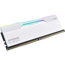 KLEVV 64GB CRAS V RGB 6000 MT/s 288-Pin UDIMM Memory Kit (2 x 32GB, Brilliant White)