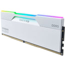 KLEVV 64GB CRAS V RGB 6000 MT/s 288-Pin UDIMM Memory Kit (2 x 32GB, Brilliant White)