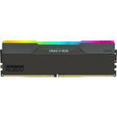 KLEVV 32GB CRAS V RGB 6000 MT/s 288-Pin UDIMM Memory Kit (2 x 16GB, Obsidian Black)