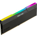 KLEVV 32GB CRAS V RGB 6000 MT/s 288-Pin UDIMM Memory Kit (2 x 16GB, Obsidian Black)