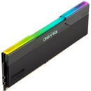 KLEVV 32GB CRAS V RGB 6000 MT/s 288-Pin UDIMM Memory Kit (2 x 16GB, Obsidian Black)