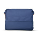 Billingham Icon Messenger Bag (Navy FibreNyte with Chocolate Leather Trim, 12L)