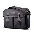 Billingham Icon Messenger Bag (Black FibreNyte with Black Leather Trim, 12L)