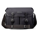 Billingham Icon Messenger Bag (Black FibreNyte with Black Leather Trim, 12L)
