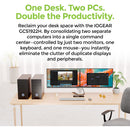 IOGEAR 2-Port Dual-View HDMI KVMP Switch with USB 2.0 Hub