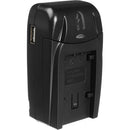 Watson Compact AC/DC Charger Kit with Battery Adapter Plate VW-VBK, VW-VBL & VW-VBT Series