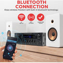Pyle Pro 400W Stereo Integrated Amplifier with Bluetooth