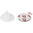 Rycote Overcovers Advanced Fur Disc Wind Covers for Lavalier Mics (10-Pack, 5 White Fur, 25 Round Stickies)