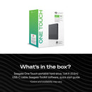 Seagate 2TB One Touch USB 3.2 Gen 1 External Hard Drive
