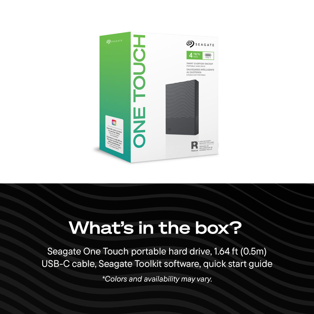 Buy in India Seagate 4TB One Touch USB 3.2 Gen 1 External Hard Drive ...