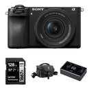 Sony a6700 Mirrorless Camera with 16-50mm f/3.5-5.6 II Lens and Basic Bundle