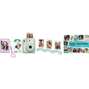FUJIFILM instax mini 12 Instant Film Camera Holiday Bundle (Mint Green)