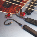 MEE audio M6 PRO 2nd Generation Universal-Fit Noise-Isolating Musician's In-Ear Monitors with Detachable Cables (Red)