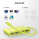 Belkin Connect 5-Port USB-C Hub (Citrus Yellow)