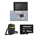 Yashica Tank Compact Digital Camera with Accessories Kit (Sky Blue)